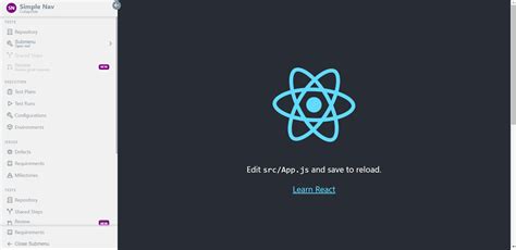 Simple Navbar React 的图像结果