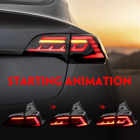 Huray LED Tail Lights for Tesla Model 3 Model Y India | Ubuy