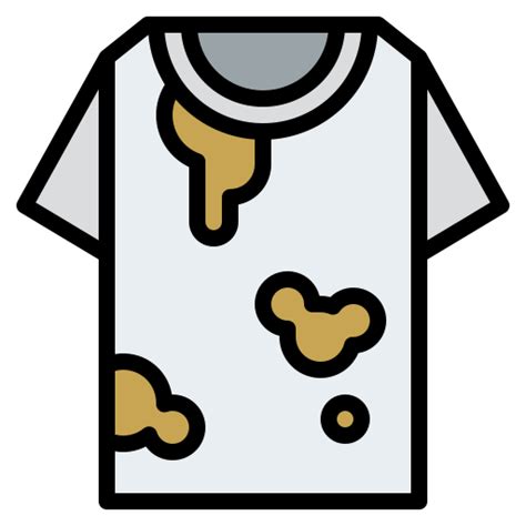 Dirty shirt - Free furniture and household icons