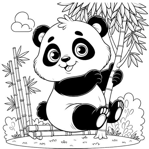 Panda Coloring Pages 35 - Coloring Pages Gem