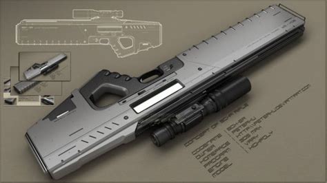 次时代写实武器枪械合集 科幻重型镭射跑 科幻兵器-cg模型免费下载-CG99