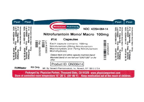 Nitrofurantoin Monohydrate/Macrocrystals Capsule