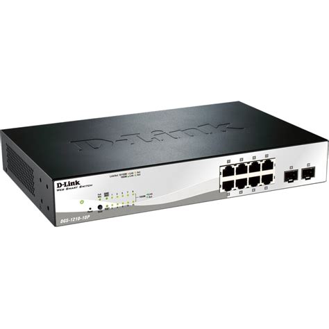 D-Link Business DGS-1210-10P Web Smart 8-Port Gigabit Swtch - Buy D ...