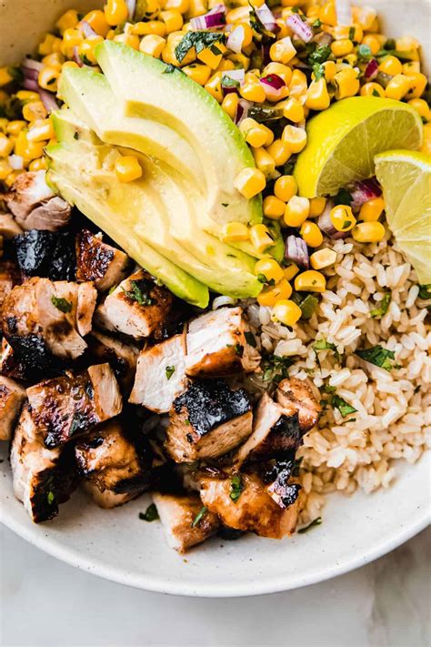 Honey Chipotle Chicken Bowls Recipe | Little Spice Jar