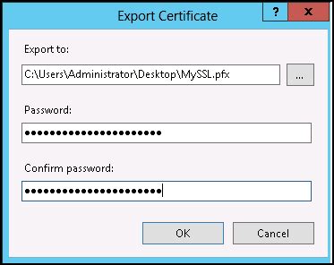 How to export an SSL certificate from Windows server - Diadem ...