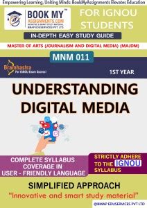 IGNOU MNM 011 Understanding Digital Media Study Material (In Depth ...