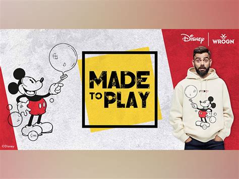 Wrogn Joins Hands with Disney to Launch Made to Play, an Apparel ...