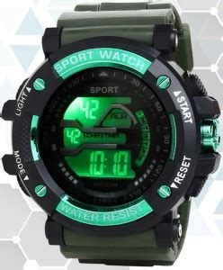 Trex Unique Digital Dial Wrist 7-Types color LED Light Alart,Stop Day ...