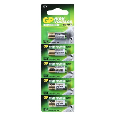 Souvenir 23A 12V Alkaline Battery High Voltage Cell for use car Alarms ...
