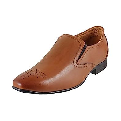 Buy Metro Men Tan Leather Formal Shoes-8 UK/India (42 EU) (19-4348-23 ...
