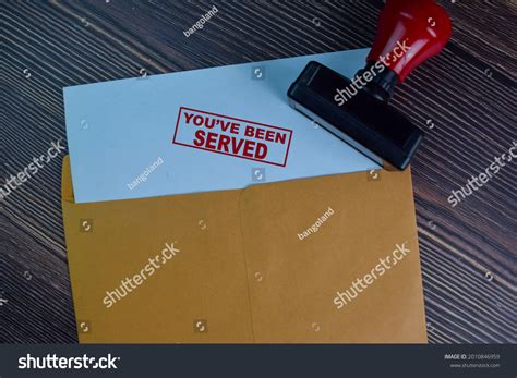 Youve Been Served Text On Document Stock Photo 2010846959 | Shutterstock