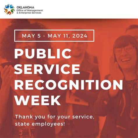 Office of Management and Enterprise Services on LinkedIn: 👏🎖️ PUBLIC SERVICE RECOGNITION WEEK ...