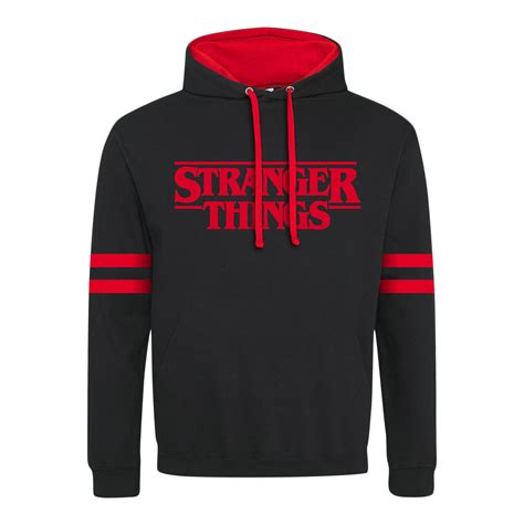 Stranger Things - Logo Hoodie black | Elbenwald