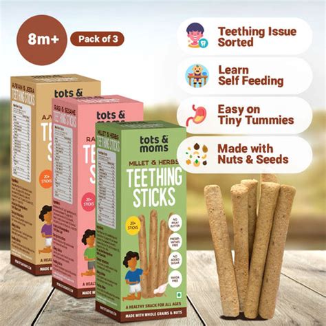 Teething Sticks – Tots and Moms - BeNative Ventures Pvt. Ltd