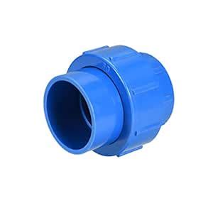 uxcell 50mm X 50mm PVC Pipe Fitting Union Solvent Socket Quick ...