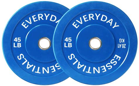 Free Shipping! BalanceFrom Olympic Bumper Plate Weight Plate with Steel ...