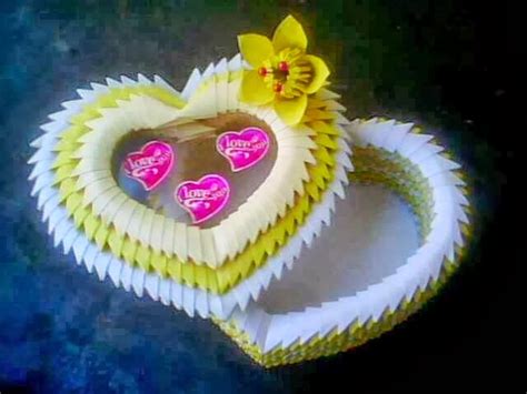 Image result for 3D Origami Box Tutorial