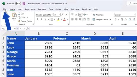 Convert Excel into CSV 的图像结果