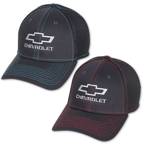 Chevrolet Bowtie Contrast Flexfit Hat / Cap | Corvette Store Online