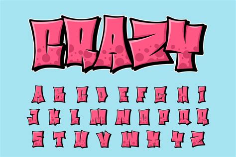 Download the Square Alphabet Graffiti text vector Letters 13373937 ...