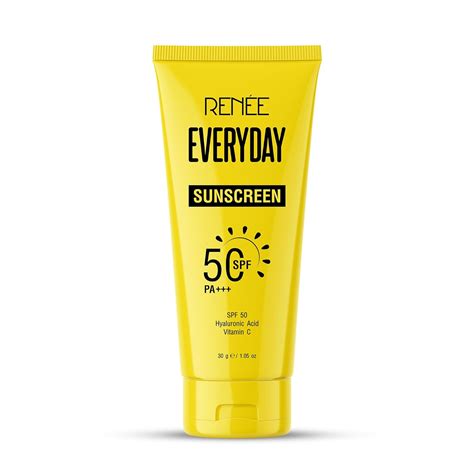 RENEE Everyday SPF 50 PA+++ Sunscreen, Protects from UVA & UVB ...