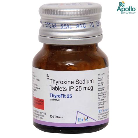 Thyrofit 25mcg Tablet 120s Price, Uses, Side Effects, Composition ...