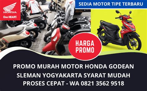 Promo Murah Motor Honda Sleman Yogyakarta | Syarat Mudah Proses Cepat ...