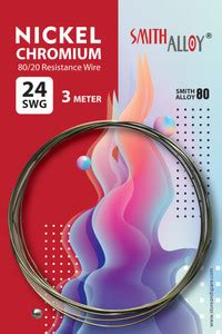 SmithAlloy 24 SWG Nichrome Wire - Heat Resistance Heating coil ...