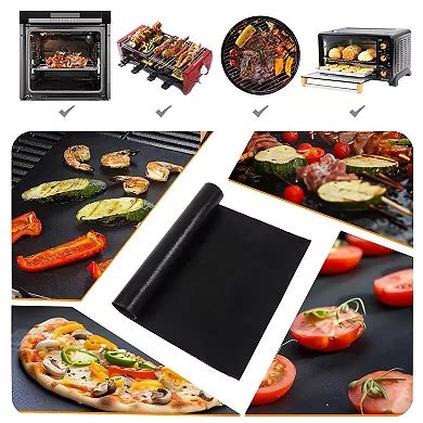 Mckay Grill Mat - Set Of 4 Heavy Duty Bbq Grill Mats - Non Stick, Reusable