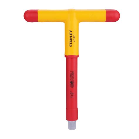 STANLEY STMT77851-23B 1/2" VDE Insulated T-Handle Wrench 200mm, Ideal ...