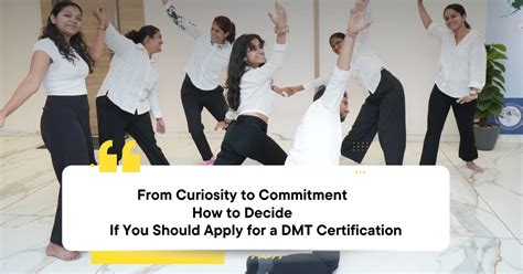 PG in Dance Movement Therapy – From Curiosity to Career