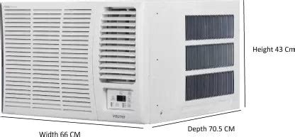 Voltas 1.5 Ton 3 Star Window Inverter AC - White (183V Vertis Elite ...