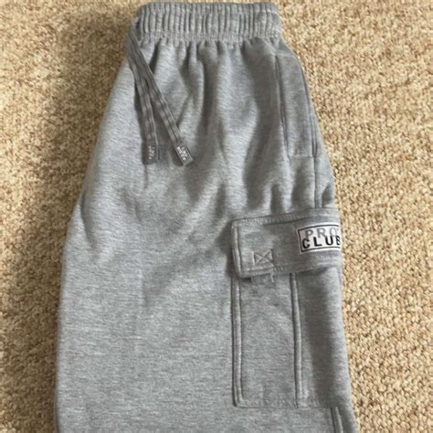 grey pro club sweats only worn a couple times - Depop