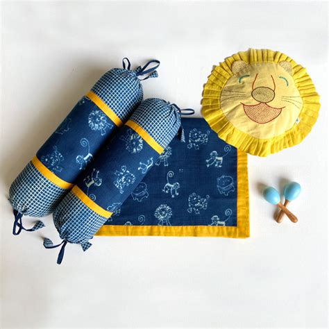 ORGANIC GIFT SET - DOHAR + MUSTARD SEED PILLOW + BOLSTER + MARACAS - Z ...