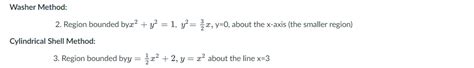 Image result for Cylindrical Shell Method vs Washer Method Shape