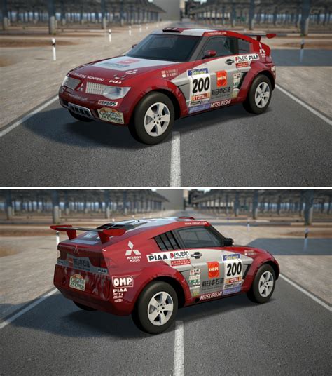 Mitsubishi PAJERO Evolution Rally Raid Car '03 by GT6-Garage on DeviantArt