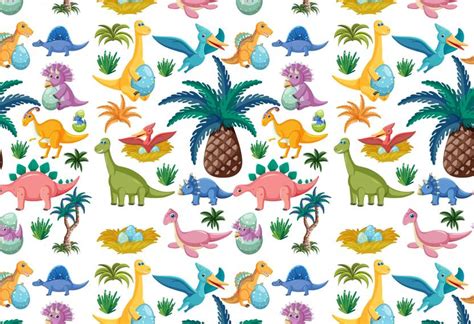 JORAS cute-dinosaur Craft Gift Wrapping Paper MATT PAPAER Gift Wrapper ...