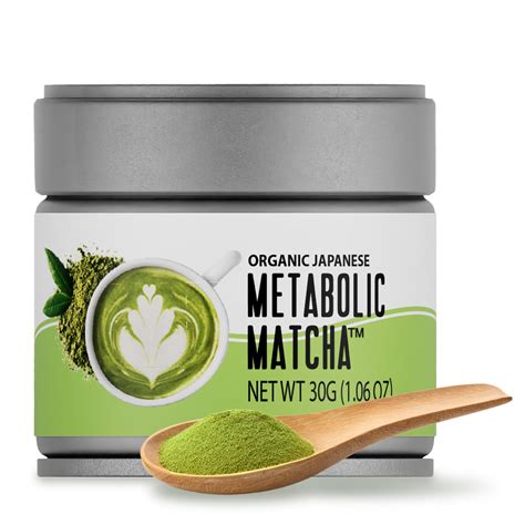 NaturalSlim Metabolic Matcha - Organic Green Tea Matcha Powder, 30 ...