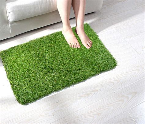 CHETANYA Loomtex Polypropylene High Density Artificial Grass Carpet Mat ...