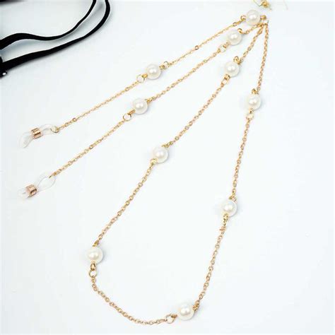 Elegant Pearl Mask Chain – Ferosh