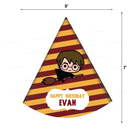Harry Potter Theme Hat | Personalized Birthday Party Decoration online ...