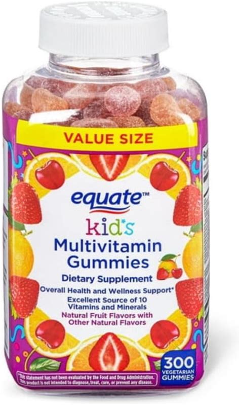 Equate Kids Multivitamin Gummies for General Health, India | Ubuy