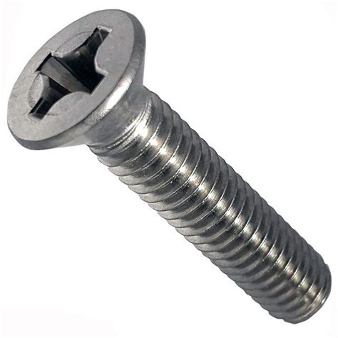 (10) M2-0.4 x 5mm - Phillips Flat Head Machine Screw (Countersunk ...