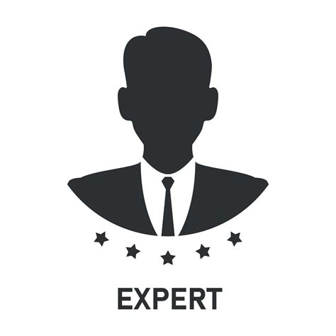 Professional man Expert icon. Business Advice. Decision support ...