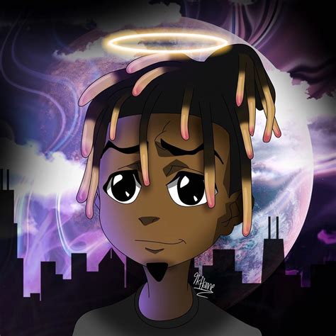 Juice Wrld Profile Pictures Animated, Juice WRLD Purple moncler (reverb ...