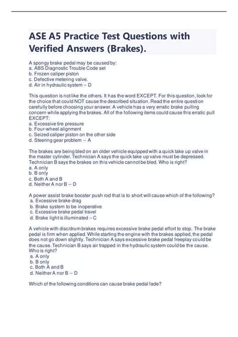 ASE Practice Questions 的图像结果