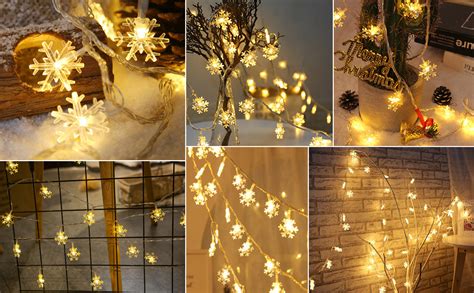 Buy Party Propz Snowflake LED String Light / Christmas Decoration LED ...