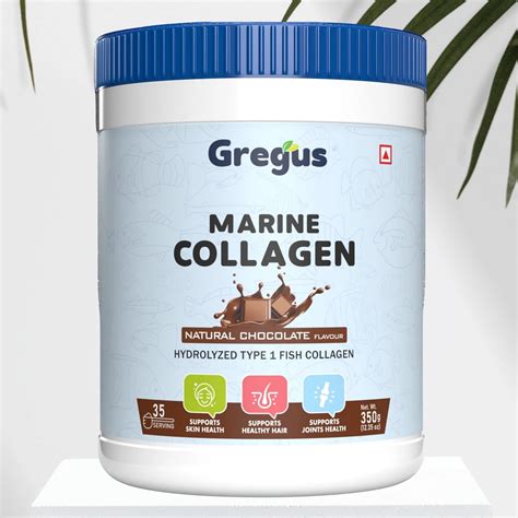 Gregus Marine Collagen Powder Hydrolyzed Fish Collagen for Radiant Skin