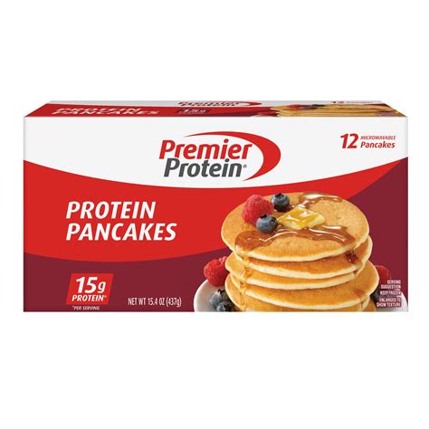 Premier Protein Pancakes, 15.4 oz, 12 Count, (Frozen) - Walmart.com