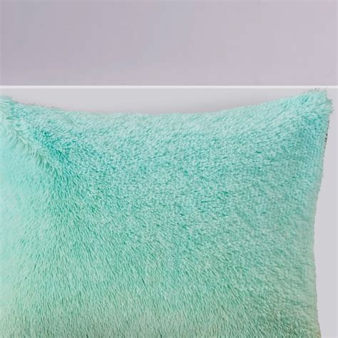 Gracie Mills Herman Ombre Shaggy Faux Fur Comforter Set in the ...